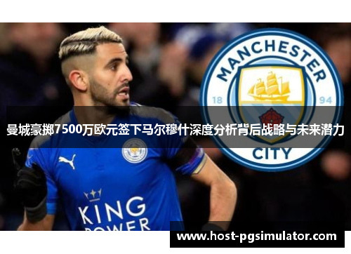 曼城豪掷7500万欧元签下马尔穆什深度分析背后战略与未来潜力 曼城豪掷7500万欧元签下马尔穆什深度分析背后战略与未来潜力